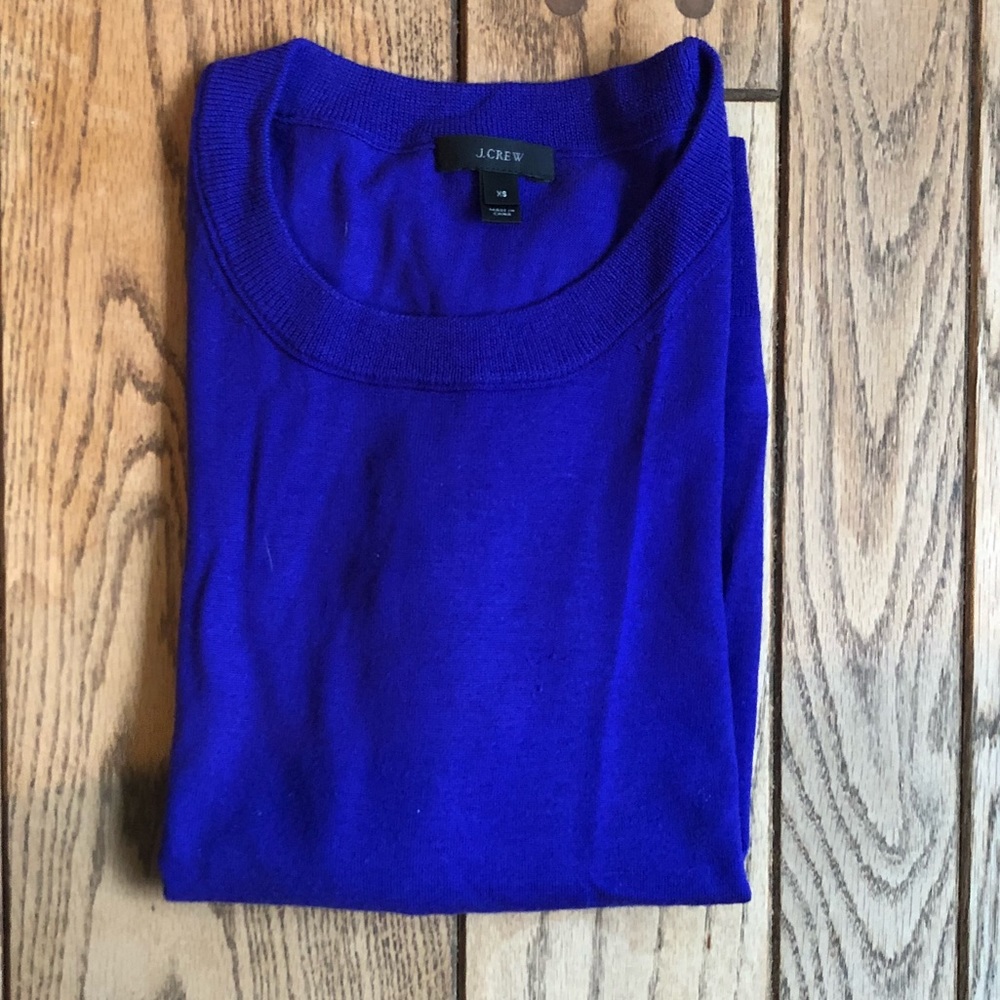 Jcrew purple tippi sweater!